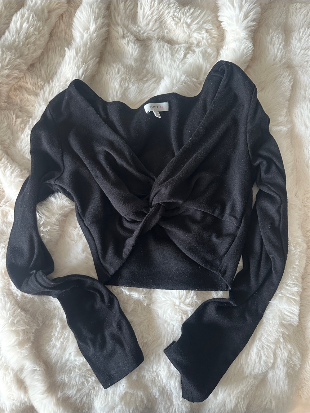 Isabelles Cabinet Long Sleeve Tie Top